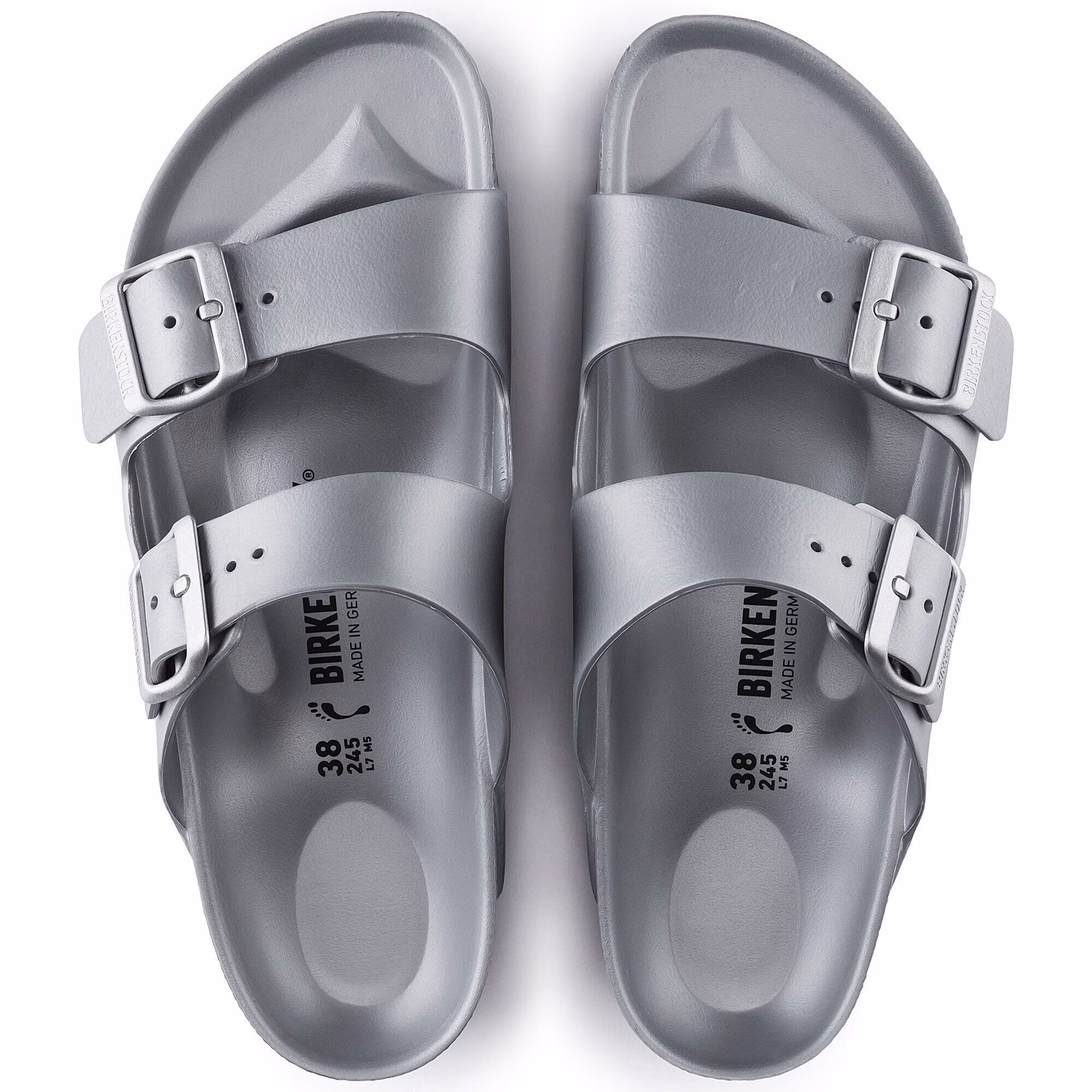 Birkenstock Arizona EVA – Ciabatta Classica Impermeabile Ultraleggera Silver Taglia 37 - immagine 5