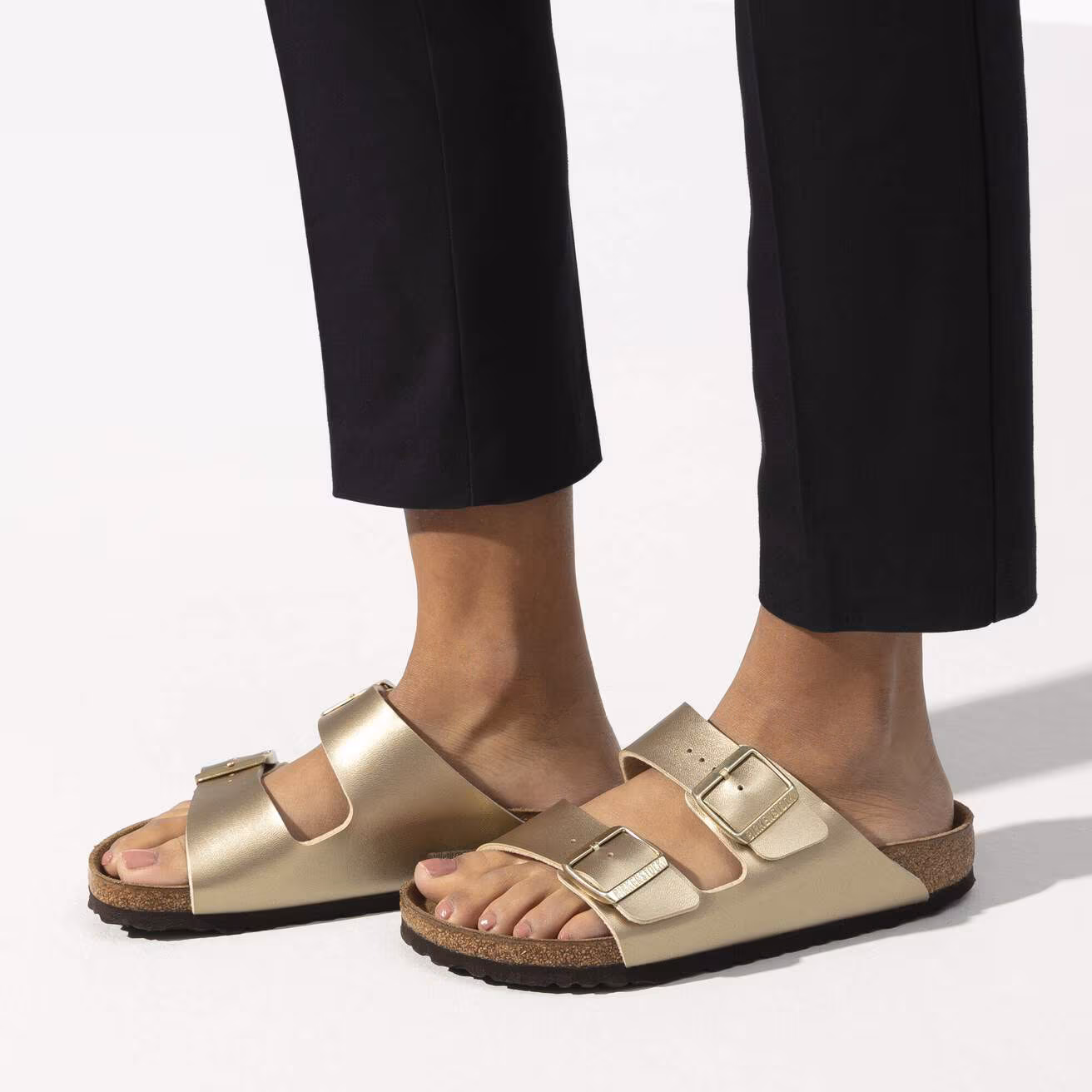 Birkenstock Arizona – Sandalo Birko-Flor® Gold Taglia 38 - immagine 7