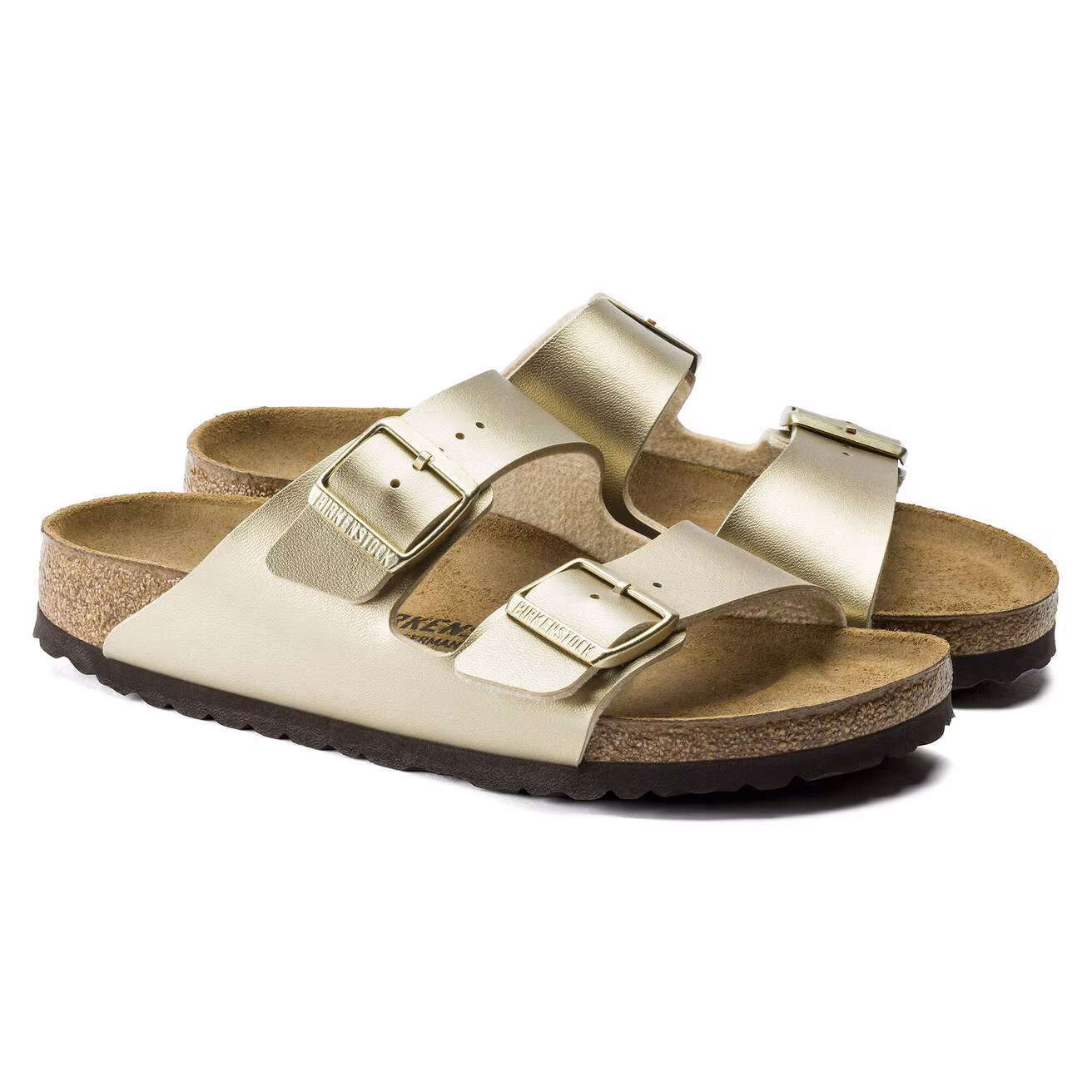 Birkenstock Arizona – Sandalo Birko-Flor® Gold Taglia 38 - immagine 2