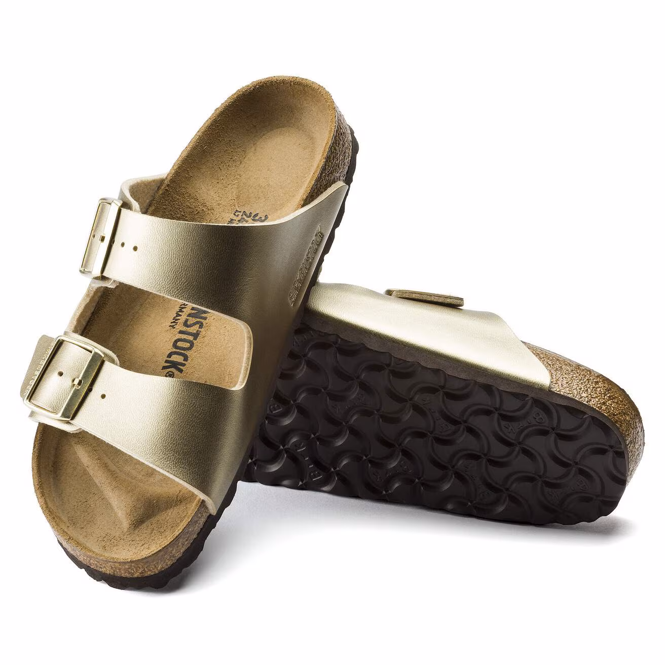 Birkenstock Arizona – Sandalo Birko-Flor® Gold Taglia 38 - immagine 4