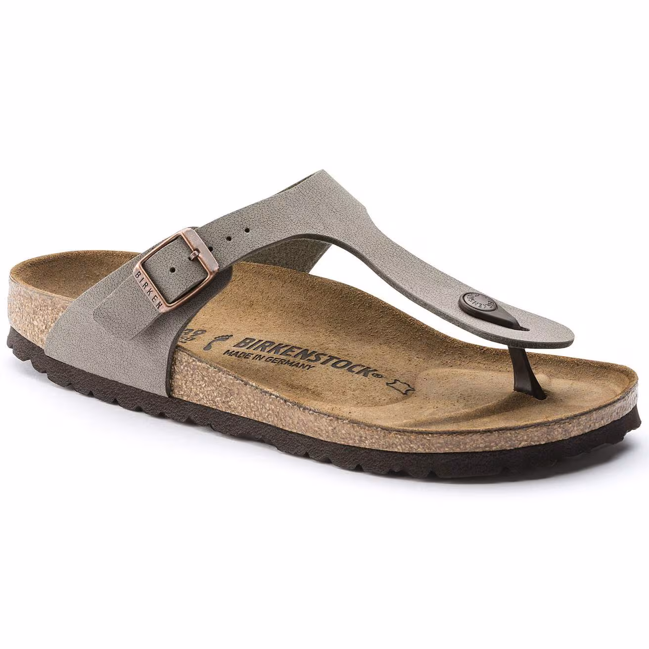 Birkenstock Gizeh – Infradito Birko-Flor Nubuck Stone Taglia 41