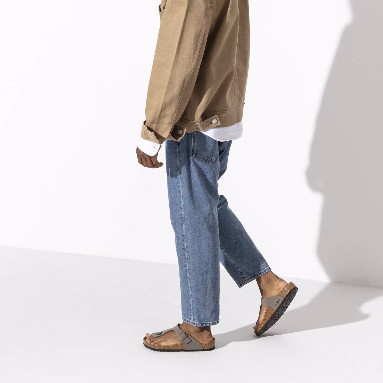Birkenstock Gizeh – Infradito Birko-Flor Nubuck Stone Taglia 41 - immagine 6