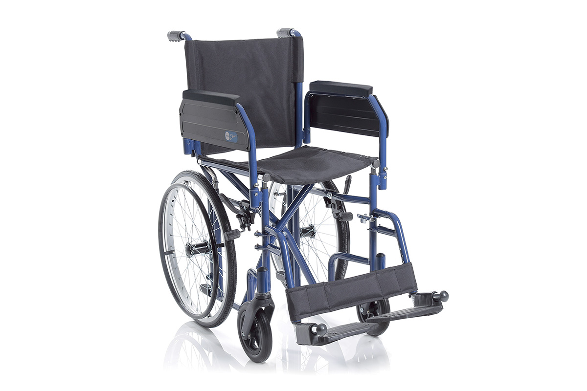 Moretti CP620 Skinny – Carrozzina Autospinta Pieghevole per Passaggi Stretti Seduta 43 cm